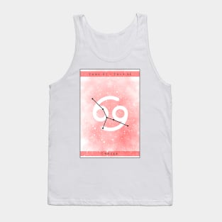 Cancer star sign design Tank Top